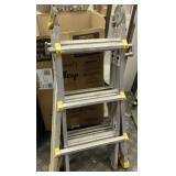 Adjustable Step & Straight Ladder