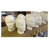 10 Mannequin Heads