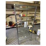 Chrome/Glass Free Standing Store Display