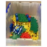 Tote of Jumbo Building Blocks