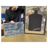 Liquor Mirror & Military Signage