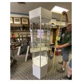 Free Standing Hexagon Store Display