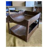Wood Desk File Organizer