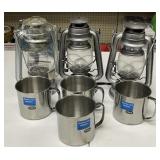 Stainless Camp Mugs & Lanterns