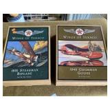 2 Wings of Texaco Diecast Planes
