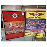 2 Wings of Texaco Diecast Planes