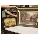 2 Covered Bridge Framed Wall Art