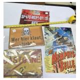 Man Cave Metal Signs