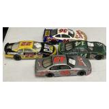 4 Nascar Diecast Automobiles