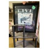 Framed Air Plane & Step Table