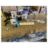 Bookends, Lanterns, Adding Machine