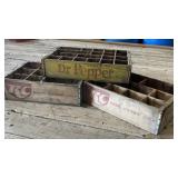 3 - Wood Soda Crates