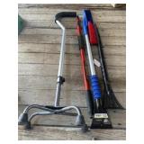 Handicapped Cane and Ice Scrapers