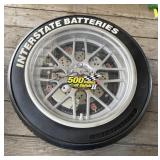 Interstate Batteries Advertising Clock