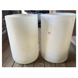 2 - 30 Gallon Poly Barrels