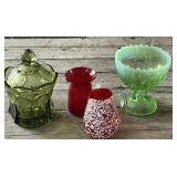 Opalescent, Coin and Art Glass