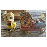 Fisher Price Toy & 6" Chalk Duck