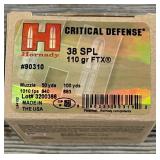 25 rnds Hornady .38 Special Ammo