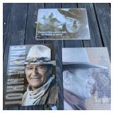 3 -Metal John Wayne Signs