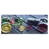 2 - Diecast Farm Tractors on Steel