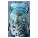 Jar of Indian Artifacts