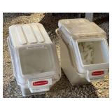 2 - Rubbermaid Food Grade Storage Bins