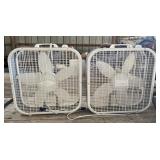 2 - 3 Speed 5 Blade Box Fans