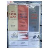 Civil War Shelby Foote 3 Volume Set