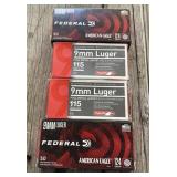 200 rnds 9mm Ammo