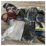 Gloves, Snow Goggles, Head Towel
