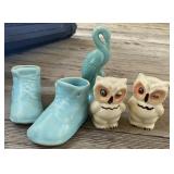 Owl Shakers and Figurines