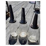 Jars  with Oil Spouts