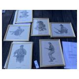 6 - Signed & Numbered John Wayne Prints
