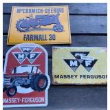 Metal Farm Tractor Signs