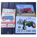 Metal Farm Tractor Signs