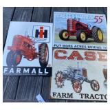 Metal Farm Tractor Signs
