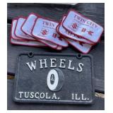 Suzuki Patches & Aluminum  Sign Plate