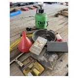 Propane Torch, Funnels, Sprayer