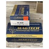 100 rnds MagTech .45ACP Ammo