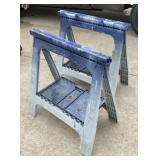 2 - Plastic Sawhorses