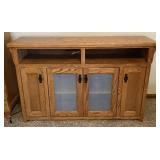 Oak Entertainment Stand