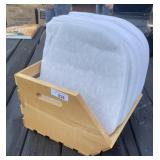 Wood Crate with Seat Cushions