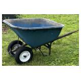 2 Wheel Wheelbarrow with Poly Tub