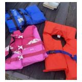 3 Life Jackets