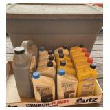 Tote Full of Oil
