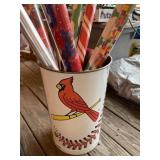 Cardinals Waste Can, Gift Wrap, Flags