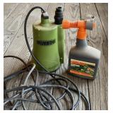 Submersible Pump & Insecticide