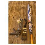Umbrella, Caulk Gun and More