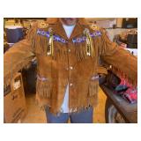 Beaded Fringe Western Coat