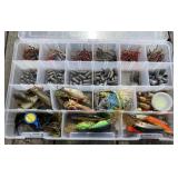 Bait Box, Tackle, Weights, Hooks